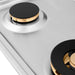 ZLINE 30" Gas Cooktop with 4 Gas Brass Burners RC - BR - 30 - Farmhouse Kitchen and Bath