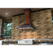 ZLINE 30" Hand - Hammered Copper Finish Wall Range Hood, 655 - HBBBB - 30 - Farmhouse Kitchen and Bath