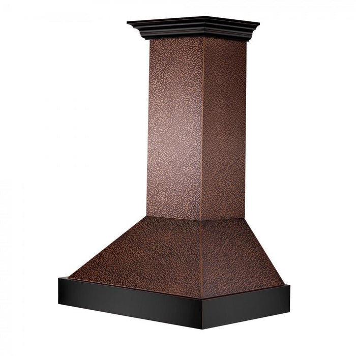 ZLINE 30" Hand - Hammered Copper Finish Wall Range Hood, 655 - HBXXX - 30 - Farmhouse Kitchen and Bath