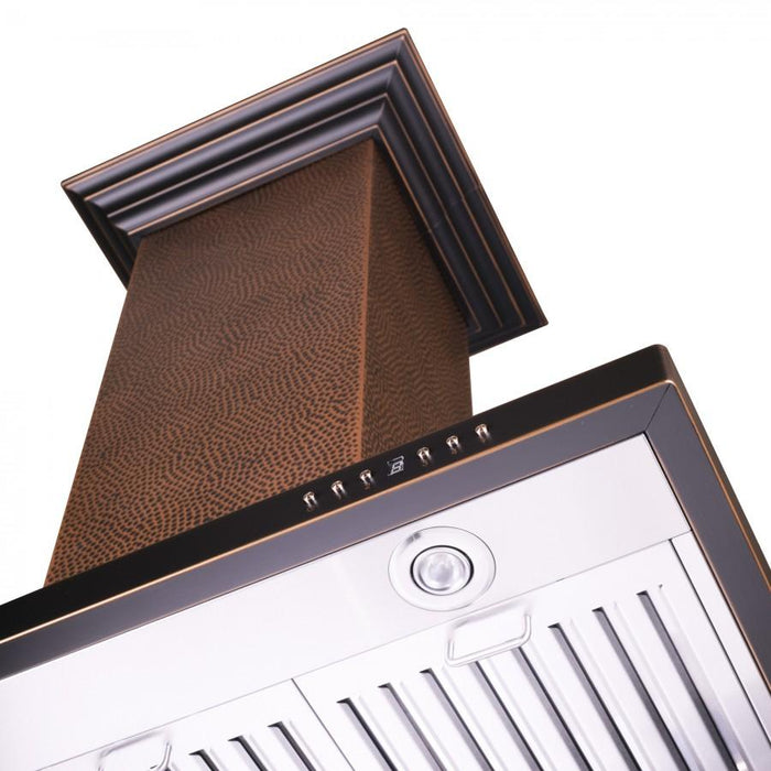 ZLINE 30" Hand Hammered Copper Island Range Hood, 8GL2Hi - 30 - Farmhouse Kitchen and Bath
