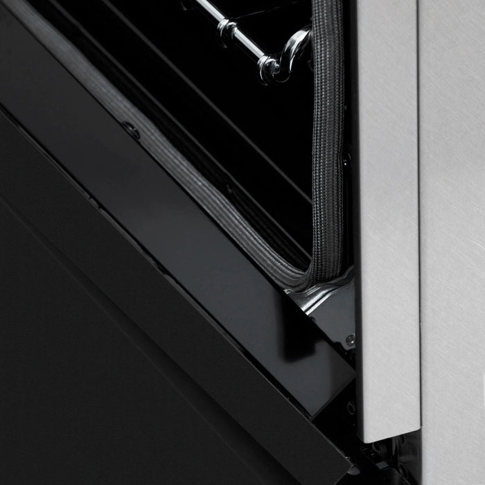 ZLINE 30" Induction Range in DuraSnow with a 4 Element Stove and Electric Oven RAINDS - BLM - 30 - Farmhouse Kitchen and Bath