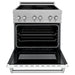 ZLINE 30" Induction Range in DuraSnow with a 4 Element Stove and Electric Oven RAINDS - WM - 30 - Farmhouse Kitchen and Bath