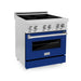 ZLINE 30" Induction Range with a 4 Element Stove and Electric Oven in Stainless Steel RAIND - BG - 30 - Farmhouse Kitchen and Bath