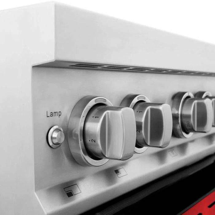 ZLINE 30" Induction Range with a 4 Element Stove and Electric Oven in Stainless Steel RAIND - RM - 30 - Farmhouse Kitchen and Bath