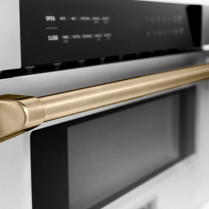 ZLINE 30" Microwave Drawer, Stainless Steel, Gold MWDZ - 30 - G - Farmhouse Kitchen and Bath