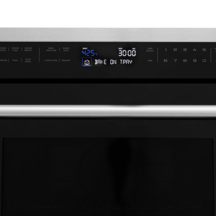 ZLINE 30" Microwave Wall Oven, DuraSnow Stainless MWO - 30 - SS - Farmhouse Kitchen and Bath