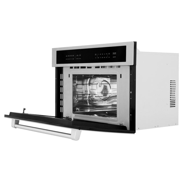 ZLINE 30" Microwave Wall Oven, DuraSnow Stainless MWO - 30 - SS - Farmhouse Kitchen and Bath