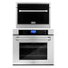 ZLINE 30" Oven ASW30 & Microwave MWO24 Bundle, 2KP - MW24 - AWS30 - Farmhouse Kitchen and Bath