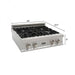ZLINE 30" Porcelain Rangetop, DuraSnow, Stainless Steel, RTS - 30 - Farmhouse Kitchen and Bath