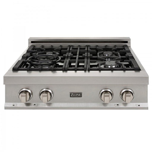 ZLINE 30" Porcelain Rangetop, DuraSnow, Stainless Steel, RTS - 30 - Farmhouse Kitchen and Bath