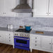 ZLINE 30" Professional Dual Fuel Range, Blue Matte Door, RA - BM - 30 - Farmhouse Kitchen and Bath