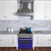 ZLINE 30" Professional Dual Fuel Range, Blue Matte Door, RA - BM - 30 - Farmhouse Kitchen and Bath