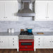 ZLINE 30" Professional Dual Fuel Range, Red Matte Door, RA - RM - 30 - Farmhouse Kitchen and Bath