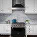 ZLINE 30" Professional Dual Fuel Range, Snow Stainless, Black Matte Door, RAS - BLM - 30 - Farmhouse Kitchen and Bath