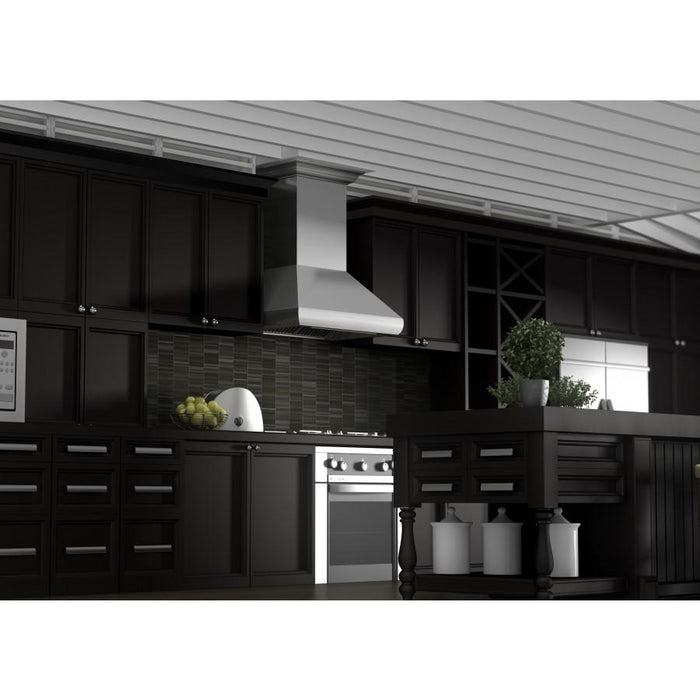 ZLINE 30" Professional Wall Range Hood, Stainless Steel, 587CRN - 30 - Farmhouse Kitchen and Bath