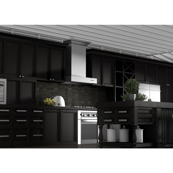 ZLINE 30" Professional Wall Range Hood, Stainless Steel, KECOMCRN - 30 - Farmhouse Kitchen and Bath