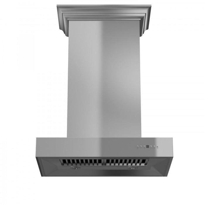 ZLINE 30" Professional Wall Range Hood, Stainless Steel, KECOMCRN - 30 - Farmhouse Kitchen and Bath