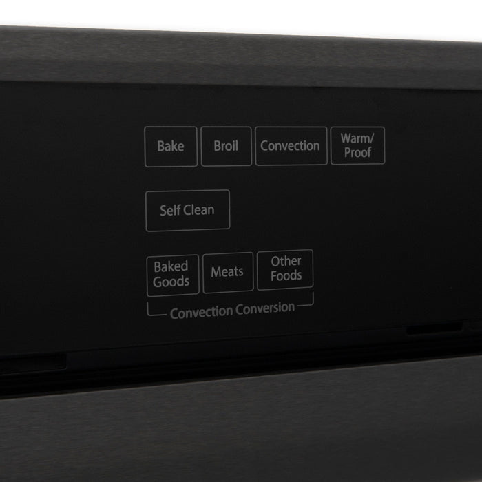 ZLINE 30" Single Wall Oven, in Black Stainless Steel, AWS - 30 - BS - Farmhouse Kitchen and Bath