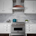 ZLINE 30" Snow Finish Wall Range Hood, Hammered Copper Shell, 8654HH - 30 - Farmhouse Kitchen and Bath
