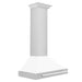 ZLINE 30" Stainless Steel Range Hood with White Matte Shell and Stainless Steel Handle KB4STX - WM - 30 - Farmhouse Kitchen and Bath