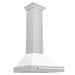 ZLINE 30" Stainless Steel Range Hood with White Matte Shell and Stainless Steel Handle KB4STX - WM - 30 - Farmhouse Kitchen and Bath