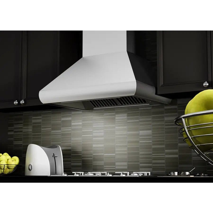 ZLINE 30" Stainless Steel Wall Range Hood, 587 - 30 - Farmhouse Kitchen and Bath