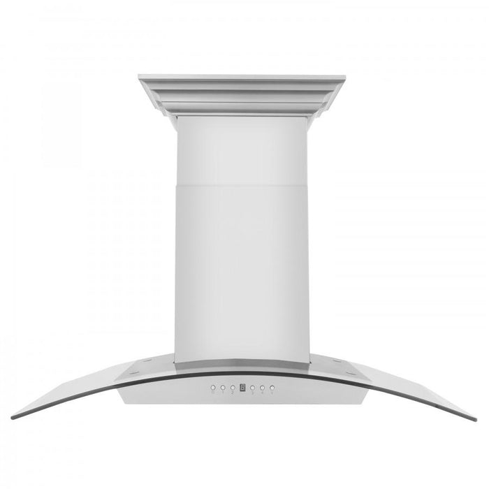 ZLINE 30" Wall Range Hood, Built - in CrownSound® Bluetooth Speakers, KZCRN - BT - 30 - Farmhouse Kitchen and Bath