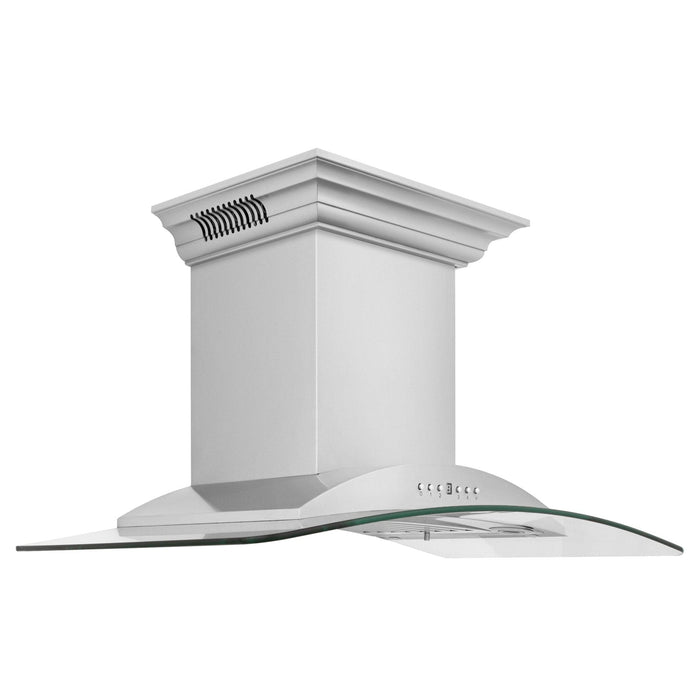 ZLINE 30" Wall Range Hood, Stainless, Bluetooth Speakers, KNCRN - BT - 30 - Farmhouse Kitchen and Bath