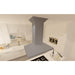 ZLINE 30" Wooden Island Range Hood in Gray, KBiUU - 30 - Farmhouse Kitchen and Bath