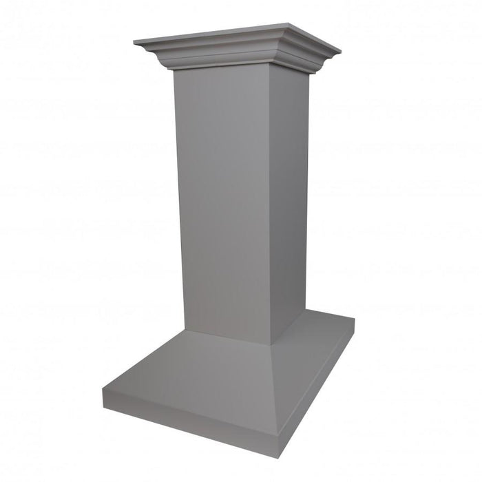 ZLINE 30" Wooden Island Range Hood in Gray, KBiUU - 30 - Farmhouse Kitchen and Bath