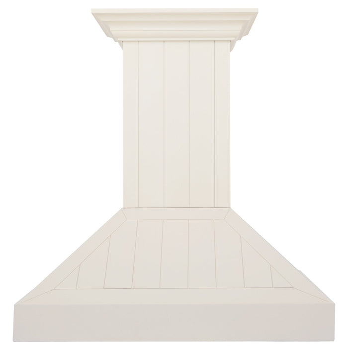 ZLINE 30" Wooden Wall Mount Range Hood in Cottage White, KPTT - 30 - Farmhouse Kitchen and Bath