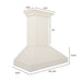 ZLINE 30" Wooden Wall Mount Range Hood in Cottage White, KPTT - 30 - Farmhouse Kitchen and Bath