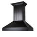 ZLINE 30" Wooden Wall Range Hood in Black - KPCC - 30 - Farmhouse Kitchen and Bath