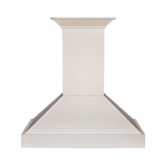 ZLINE 30" Wooden Wall Range Hood in Cottage White, KBTT - 30 - Farmhouse Kitchen and Bath