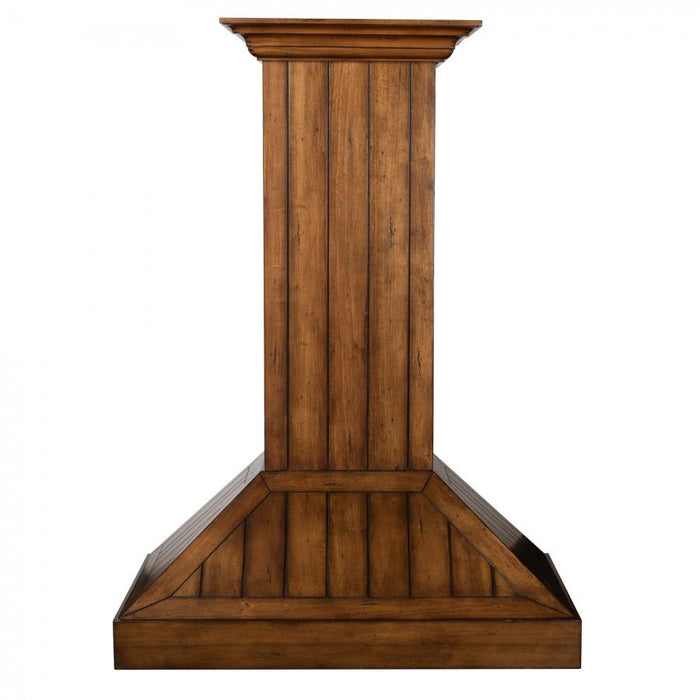 ZLINE 30" Wooden Wall Range Hood, Rustic Light, KPLL - 30 - Farmhouse Kitchen and Bath