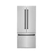 ZLINE 36" Autograph 19.6 cu. ft. 2 - Door Bottom Freezer Fridge Water/Ice Dispenser Stainless Steel Matte Black Accents RBIVZ - 304 - 36 - MB - Farmhouse Kitchen and Bath
