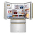 ZLINE 36" Autograph 21.6 cu. ft French Door Refrigerator with Ice Maker in Fingerprint Resistant Stainless Steel RFMZ - W - 36 - CB - Farmhouse Kitchen and Bath