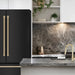 ZLINE 36" Autograph 22.5 cu. ft French Door Refrigerator with Ice Maker in Black Stainless Steel RFMZ - 36 - BS - CB - Farmhouse Kitchen and Bath