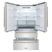 ZLINE 36" Autograph 22.5 cu. ft French Door Refrigerator with Ice Maker Stainless Steel RFMZ - 36 - G - Farmhouse Kitchen and Bath