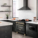 ZLINE 36" Autograph Dual Fuel Range, Black Stainless, Gold, RABZ - 36 - G - Farmhouse Kitchen and Bath