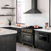 ZLINE 36" Autograph Dual Fuel Range, Black Stainless, RABZ - 36 - CB - Farmhouse Kitchen and Bath