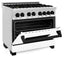 ZLINE 36" Autograph Dual Fuel Range, White Door, RAZ - WM - 36 - MB - Farmhouse Kitchen and Bath