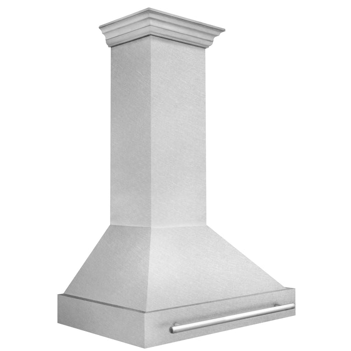 ZLINE 36" Autograph DuraSnow Stainless Steel Wall Range Hood 8654SNX - 36 - Farmhouse Kitchen and Bath