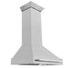 ZLINE 36" Autograph DuraSnow Stainless Steel Wall Range Hood 8654SNX - 36 - Farmhouse Kitchen and Bath
