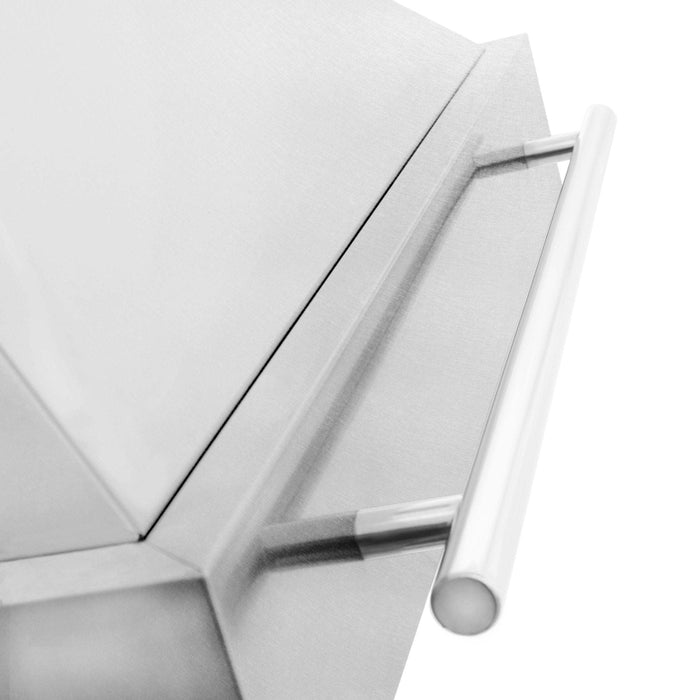 ZLINE 36" Autograph DuraSnow Stainless Steel Wall Range Hood 8654SNX - 36 - Farmhouse Kitchen and Bath
