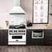 ZLINE 36" Autograph DuraSnow White Range Hood 8654SNZ - WM36 - MB - Farmhouse Kitchen and Bath