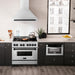 ZLINE 36" Autograph Edition DuraSnow Wall Range Hood 8654SNZ - 36 - MB - Farmhouse Kitchen and Bath