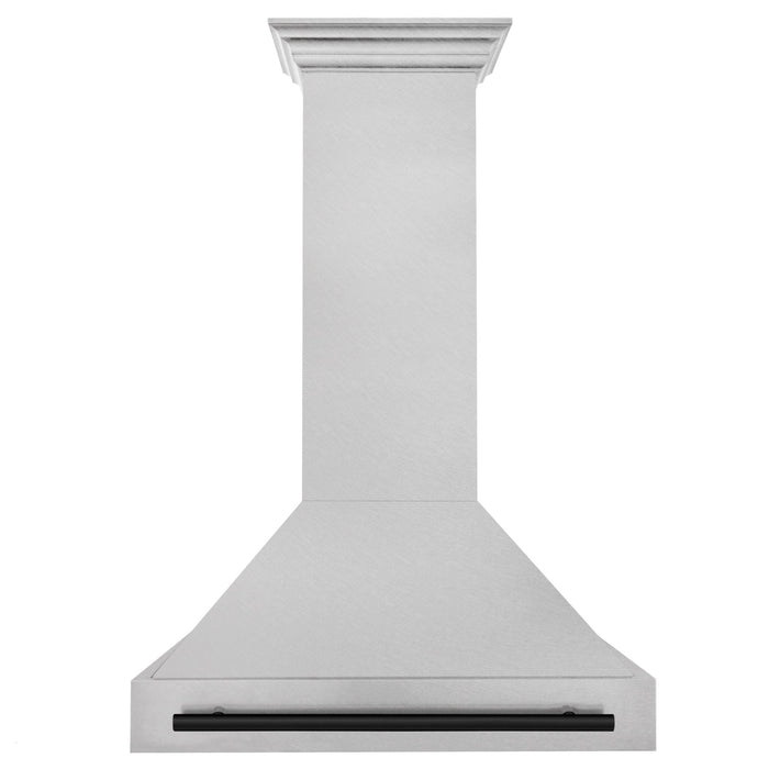 ZLINE 36" Autograph Edition DuraSnow Wall Range Hood 8654SNZ - 36 - MB - Farmhouse Kitchen and Bath