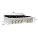 ZLINE 36" Autograph Rangetop, Stainless Steel, Gold Accents, RTZ - 36 - G - Farmhouse Kitchen and Bath