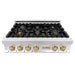 ZLINE 36" Autograph Rangetop, Stainless Steel, Gold Accents, RTZ - 36 - G - Farmhouse Kitchen and Bath